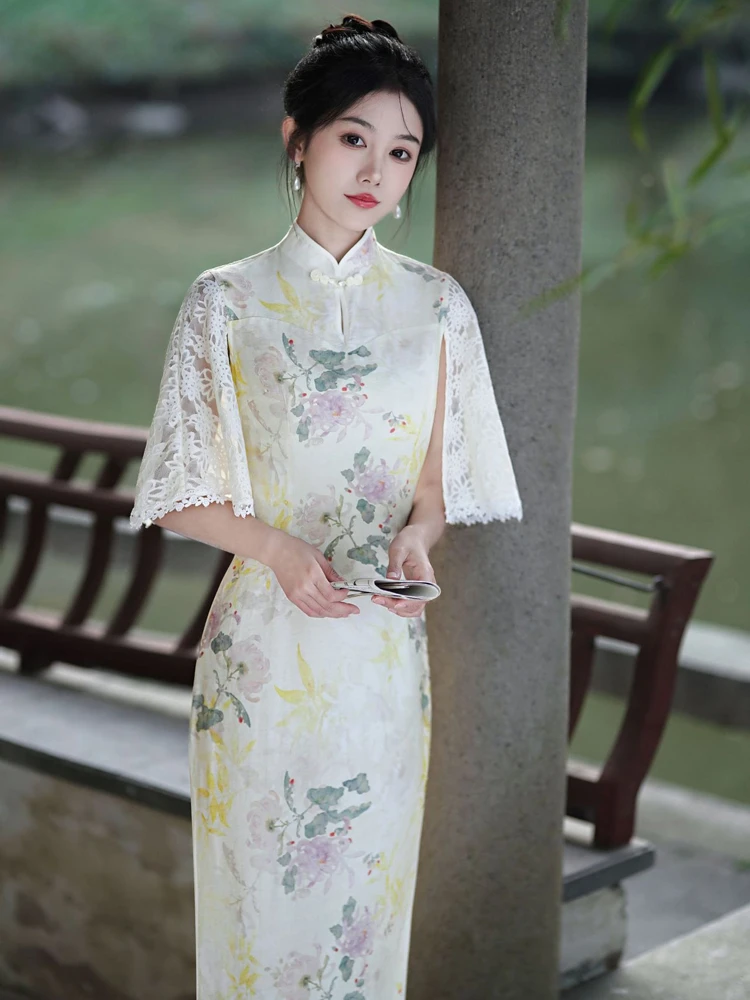 Chinese Dress Women's Summer Breathable Improved Cheongsam