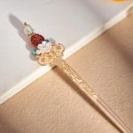 Hanfu Classical Gold Qipao Traditional Hairpin