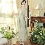 Song Dynasty Casual Hanfu Women's Dresses Elegant Skirt