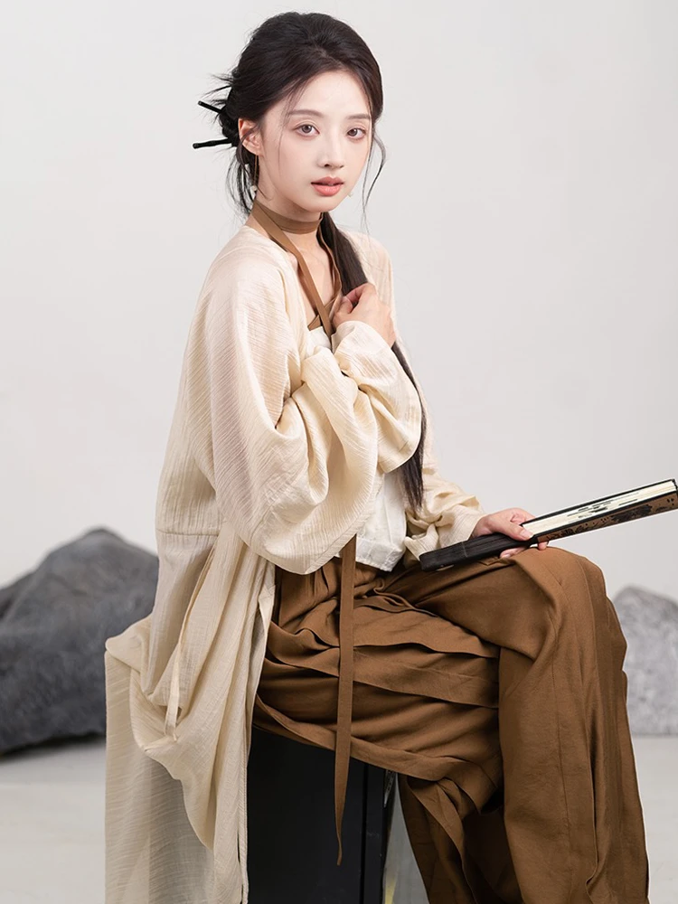 Song Dynasty Daily Hanfu Women Songku Daily Loose Costume