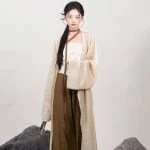 Song Dynasty Daily Hanfu Women Songku Daily Loose Costume