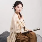 Song Dynasty Daily Hanfu Women Songku Daily Loose Costume