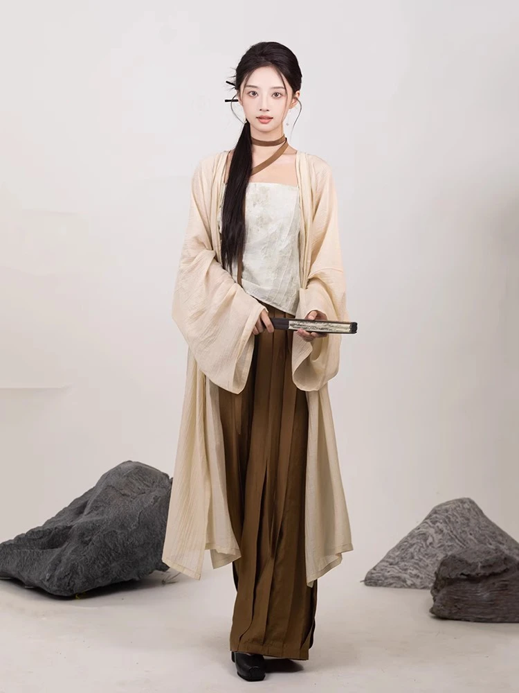 Song Dynasty Daily Hanfu Women Songku Daily Loose Costume