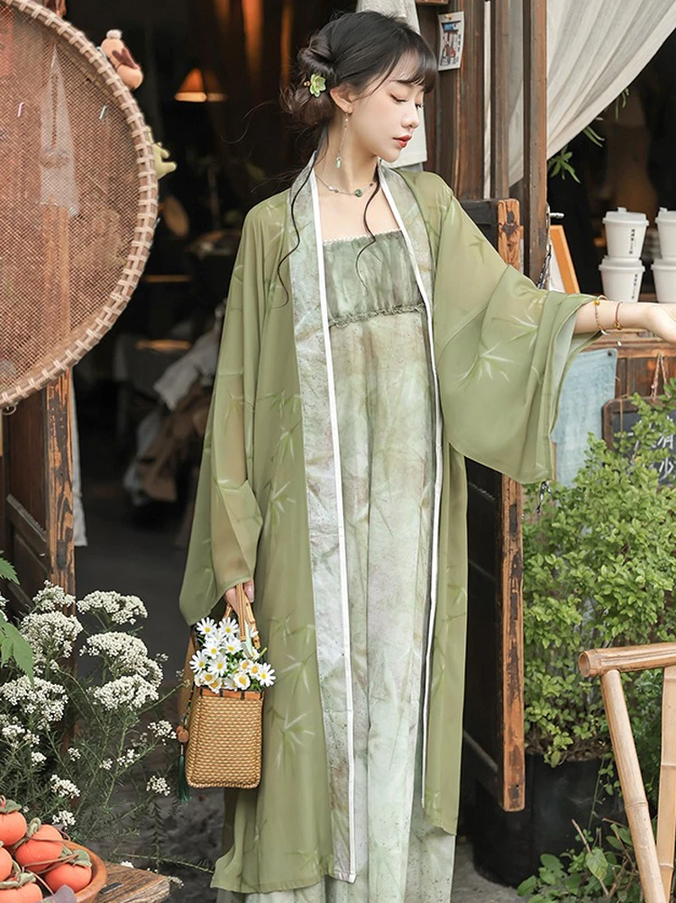 Song Dynasty Ladies Hanfu Vintage Dress Daily Autumn Wear