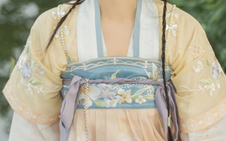 Tang Dynasty Hanfu Ladies Qixiong Shanqun Cute Summer Dress