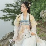 Tang Dynasty Hanfu Ladies Qixiong Shanqun Cute Summer Dress