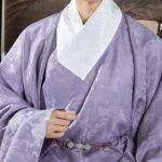 Men's Ming Dynasty Daopao Purple Hanfu Vintage Style