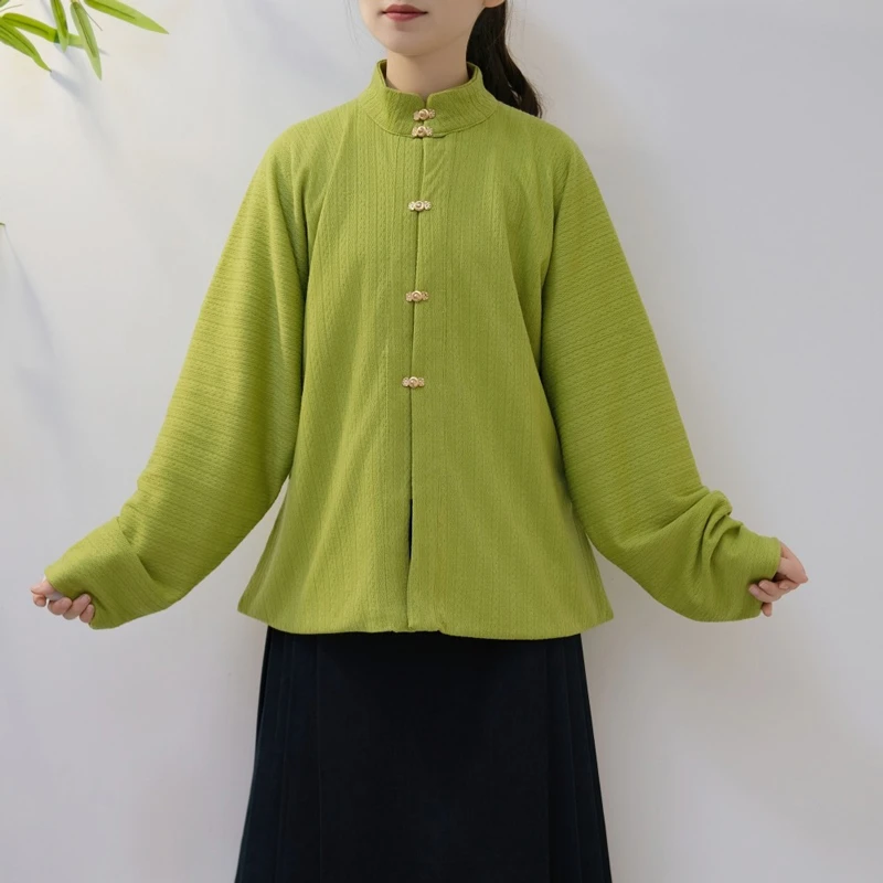 Ming Dynasty Women Winter Hanfu Simple Design Ma Mian Skirt