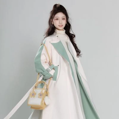 Women's Fashion Hanfu Tang Round Neck Robe Han Elements Coat