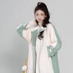 Women's Fashion Hanfu Tang Round Neck Robe Han Elements Coat