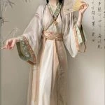 Wuxia Hanfu Wei Jin Style Qiyao Ruqun Autumn