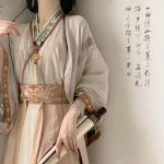 Wuxia Hanfu Wei Jin Style Qiyao Ruqun Autumn