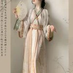 Wuxia Hanfu Wei Jin Style Qiyao Ruqun Autumn