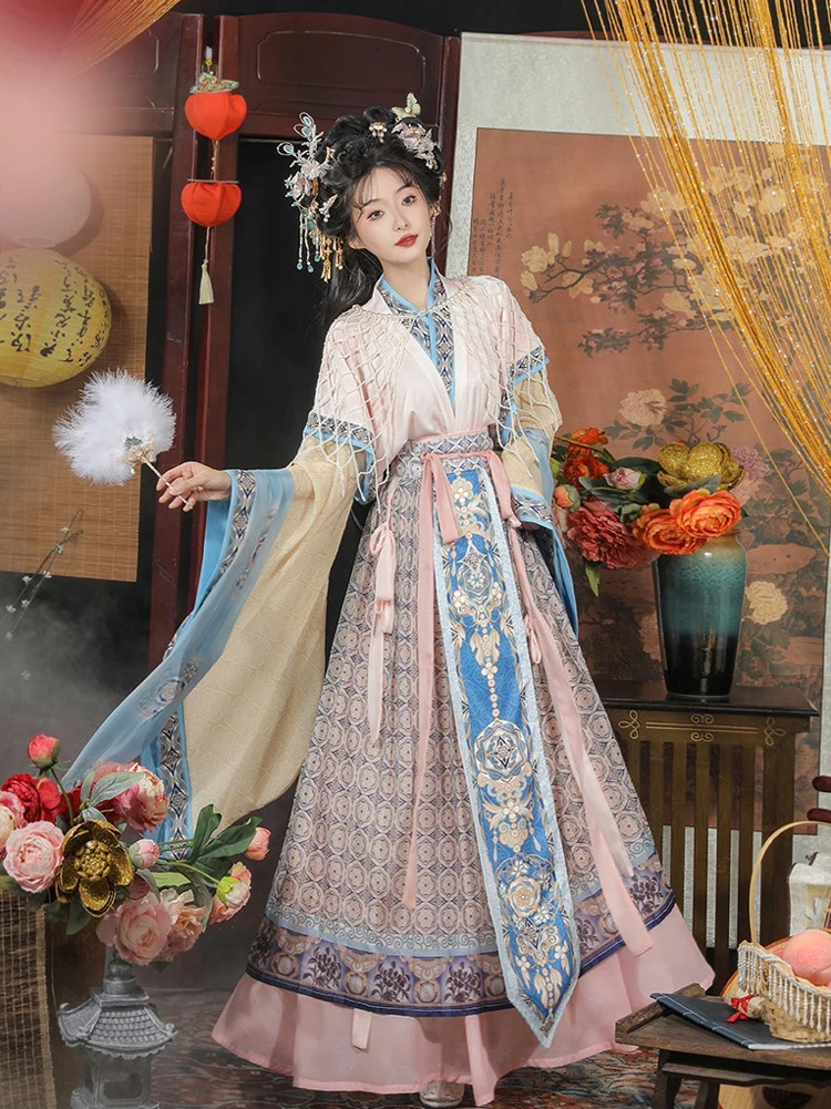 Wei Jin Hanfu Fairy Restored Traditional Autumn Costume