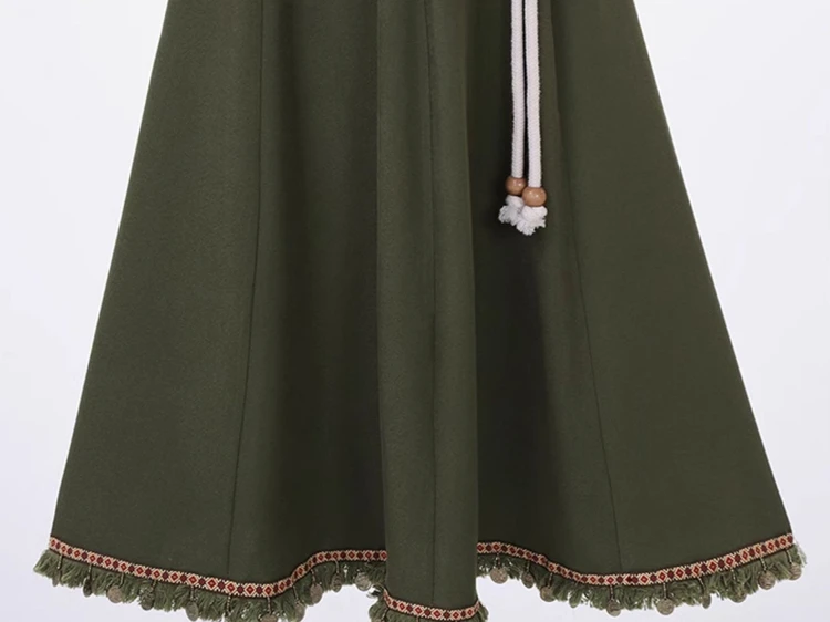 Women's Autumn Fashion Hanfu New Chinese Style Green Collection