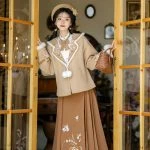 Women's New Ming Dynasty Ma Mian Skirt Suit Daily Fashion Clothing