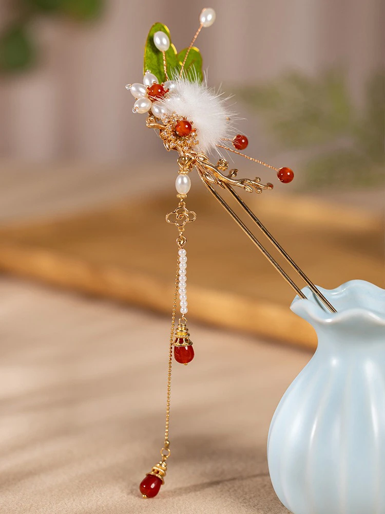 Classical Hanfu Hairpin Tassel Buyao Cheongsam Accessories