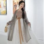 Modern Han Element Hanfu Fashion Ladies Song Dynasty Summer Daily Dresses