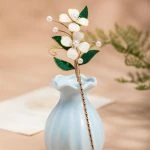 Mori Type Hanfu Hairpin Simple Green Style Magnolia Flower Hair Accessories