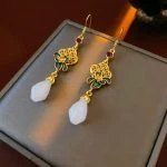 Niche Earrings Four Leaf Flower Ladies Elegant Jewellery