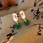 Round Earrings New Chinese Fashion Earrings Niche Ladies Jewellery