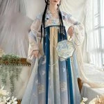 Tang Dynasty Qixiong Hanfu Spring Fairy Hanyuansu Skirt