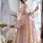 Tang Dynasty Qixiong Hanfu Spring Fairy Hanyuansu Skirt