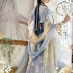 Tang Dynasty Qixiong Hanfu Spring Fairy Hanyuansu Skirt