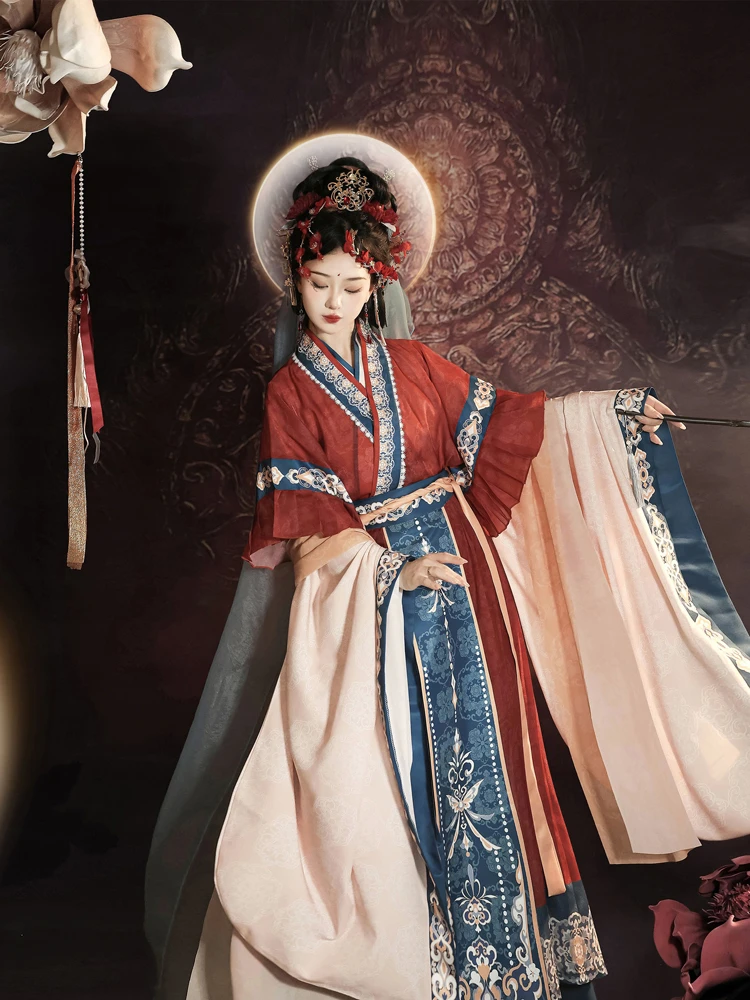 Wei Jin Hanfu Traditional Fairy Clothing Recovery Style