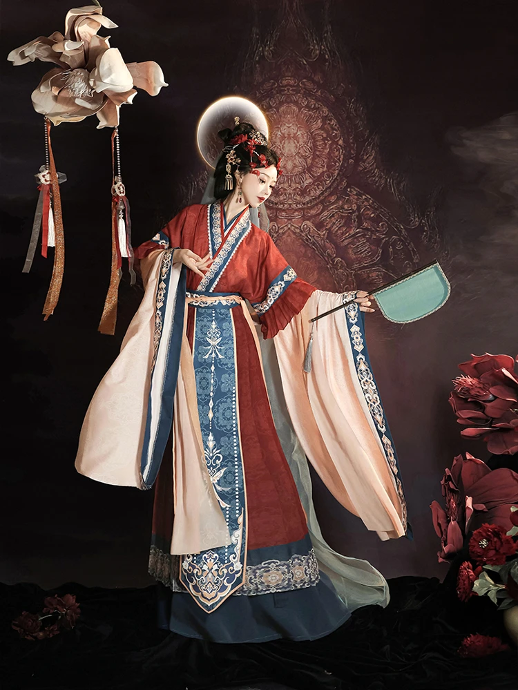 Wei Jin Hanfu Traditional Fairy Clothing Recovery Style