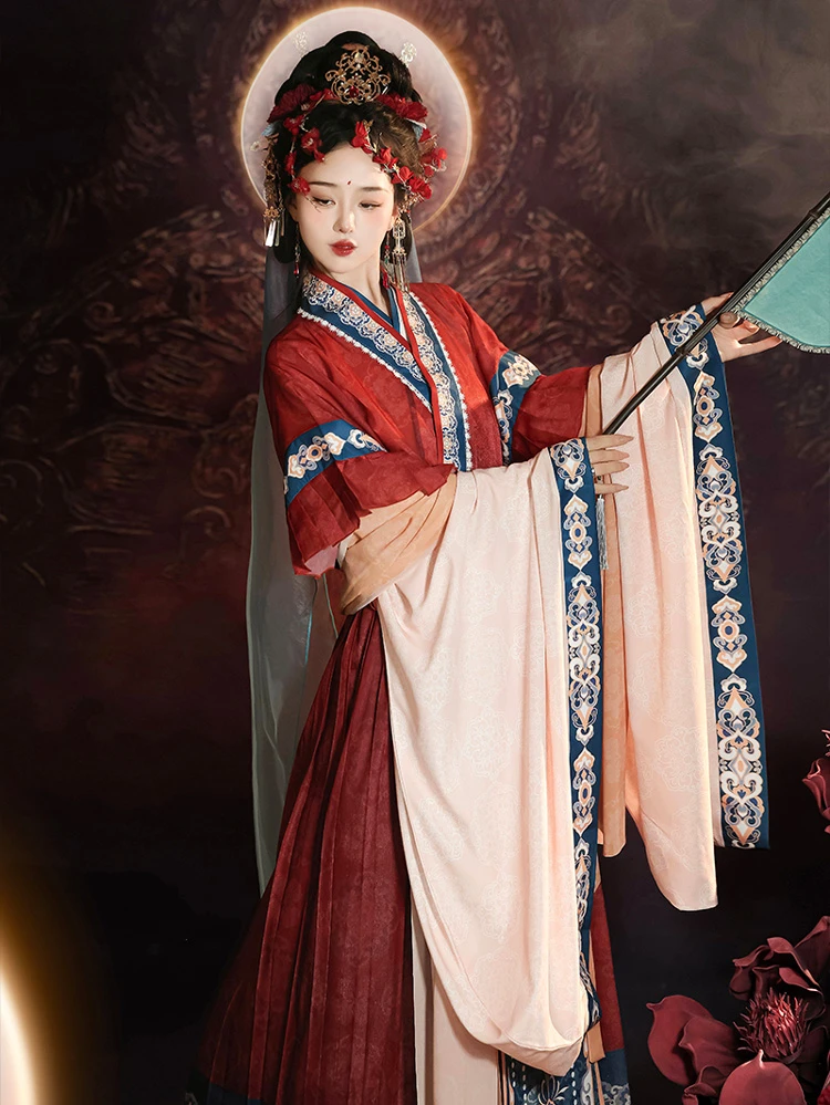 Wei Jin Hanfu Traditional Fairy Clothing Recovery Style