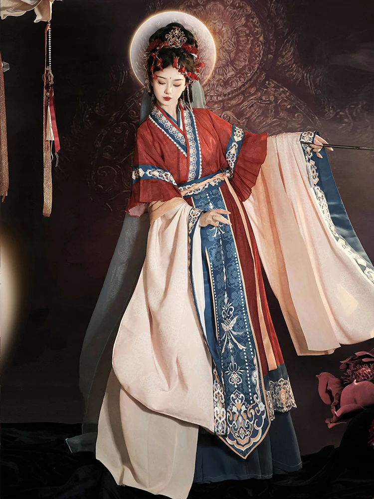 Wei Jin Hanfu Traditional Fairy Clothing Recovery Style