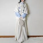 Winter Ming Dynasty Hanfu Bijia Song Pants Warm Suit