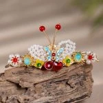 Butterfly Hair Crown Hanfu Headdress Classical Vintage Accessories