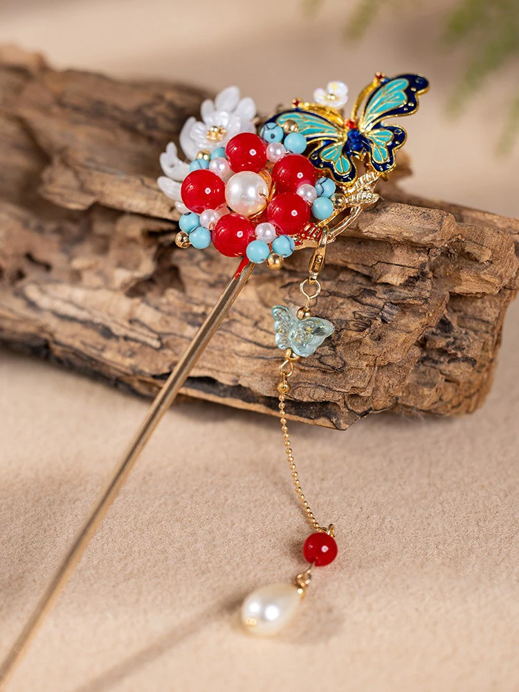 Classical Hanfu Hairpin Butterfly Delicate Hair Accessories