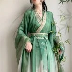 Wei Jin Style Hanfu Big Sleeve Shirt Martial Arts Style