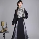 Fashion Hanfu Ladies Spring Daily Han Element Ink Style