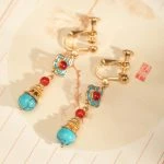 Hanfu Earrings Lucky Cloud Cheongsam Vintage Ear Accessories