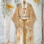 Ming Dynasty Hanfu Spring Thin Women's Plane Sleeve Dresses