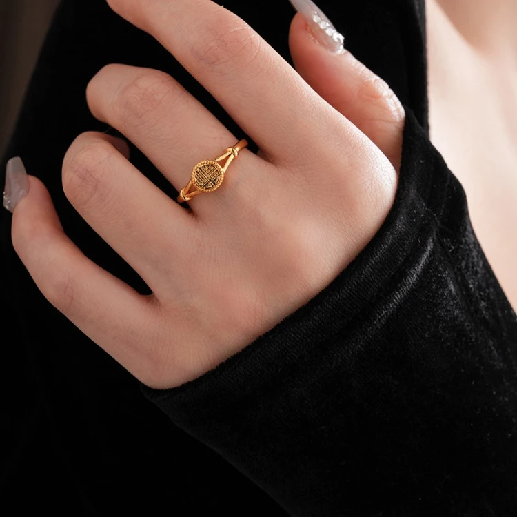 Niche Ring Blessing Women's Unique Adjustable Hand Jewellery