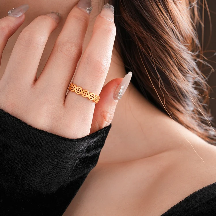 Niche Ring Blessing Women's Unique Adjustable Hand Jewellery