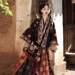 Song Dynasty Style Ladies Hanfu Spring Qiyao Skirt Vintage