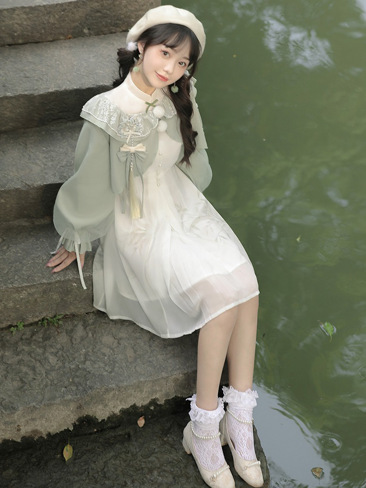 Spring Women Daily Short Dress Han Element Fashion Dresses