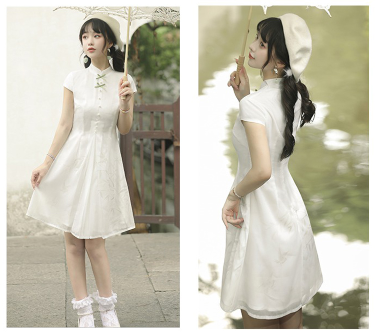 Spring Women Daily Short Dress Han Element Fashion Dresses