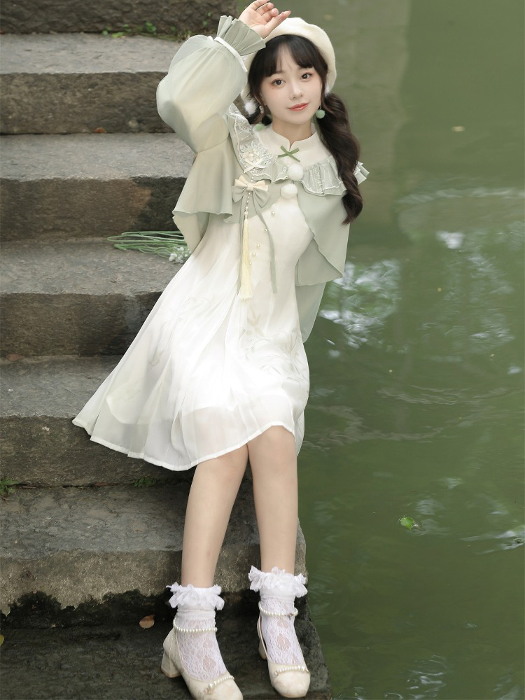 Spring Women Daily Short Dress Han Element Fashion Dresses