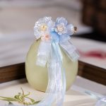 Children Hanfu Headdress Blue Ribbon Fairy Long Tassel