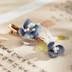 Ink Lotus Flower Hair Clip Daily Fresh Headdress Hanfu Accessories Pair Clip