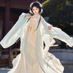 Ladies Hanfu Hezi Qun Solid Color Summer Cosplay Costume