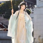 Ladies Hanfu Hezi Qun Solid Color Summer Cosplay Costume