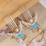 Ming Dynasty Hanfu Hairpin Ladies Pearl Hair Comb